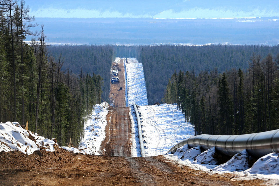 Строительство газопровода «Сила Сибири»