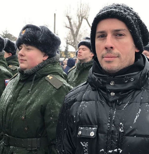Максим Галкин с племянником Никитой Максим Галкин с племянником Никитой