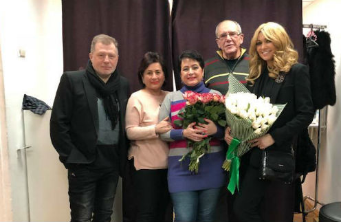 Эммануил Виторган с супругой и актерами киноспектакля Эммануил Виторган с супругой и актерами киноспектакля
