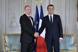 Макрон_Путин