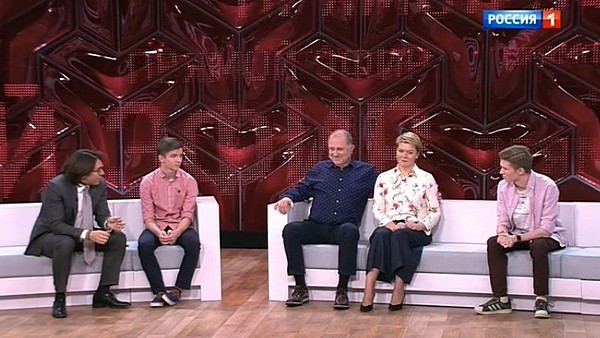Сыновья Владимира тоже появились в студии передачи Сыновья Владимира тоже появились в студии передачи
