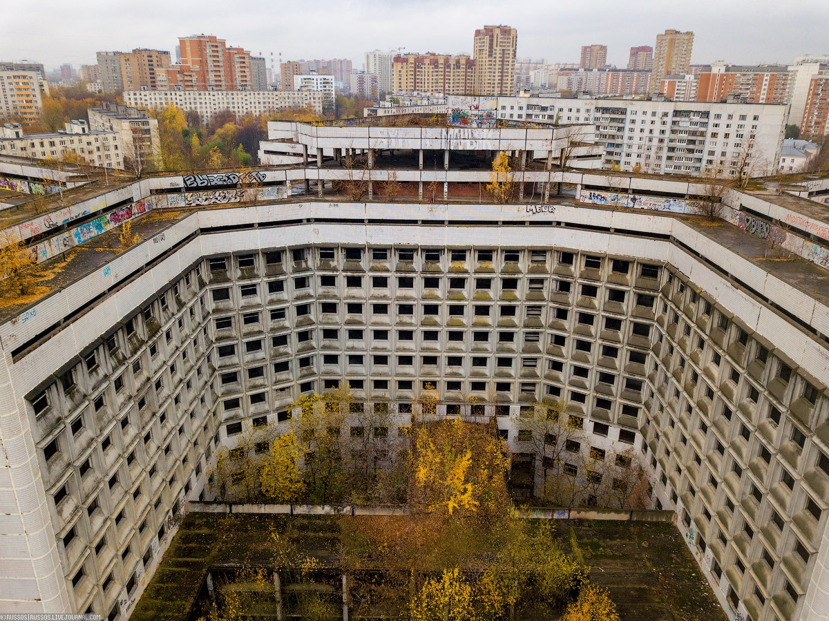 заброшенная больница в москве