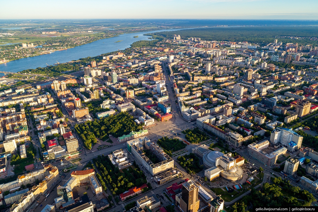 Фото с дрона новосибирск