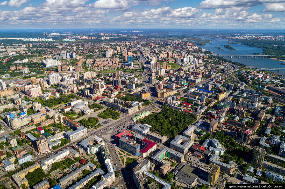 Фото с дрона новосибирск