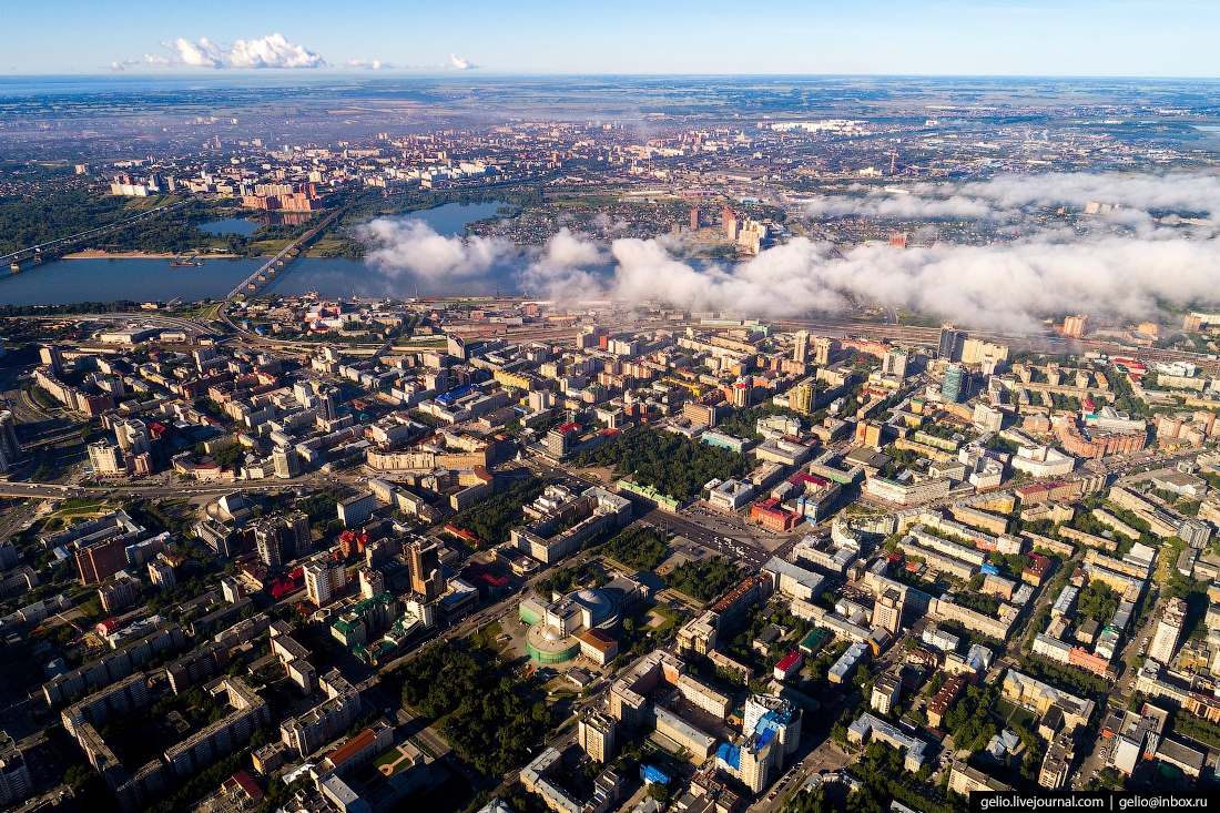 Фото с дрона новосибирск