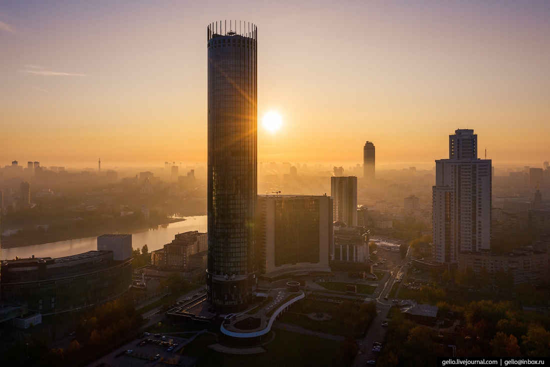 Каким удивительно прекрасным оказался Екатеринбург на фото с дрона