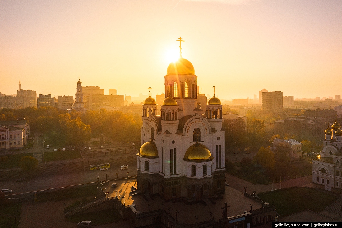Каким удивительно прекрасным оказался Екатеринбург на фото с дрона