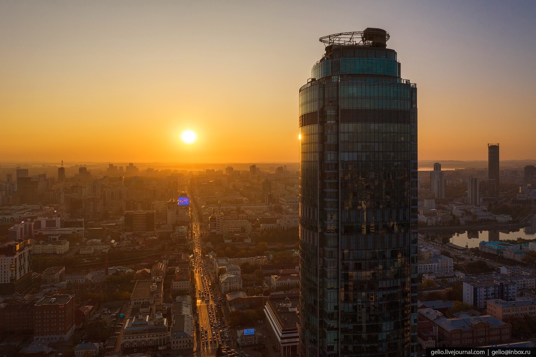 Каким удивительно прекрасным оказался Екатеринбург на фото с дрона