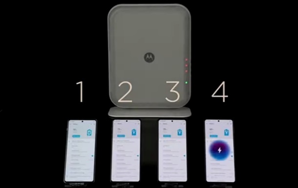 Motorola показала беспроводную зарядку будущего 