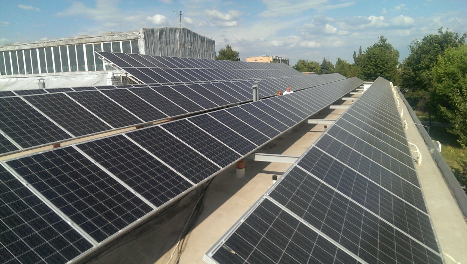 Крышные солнечные станции в Украине
