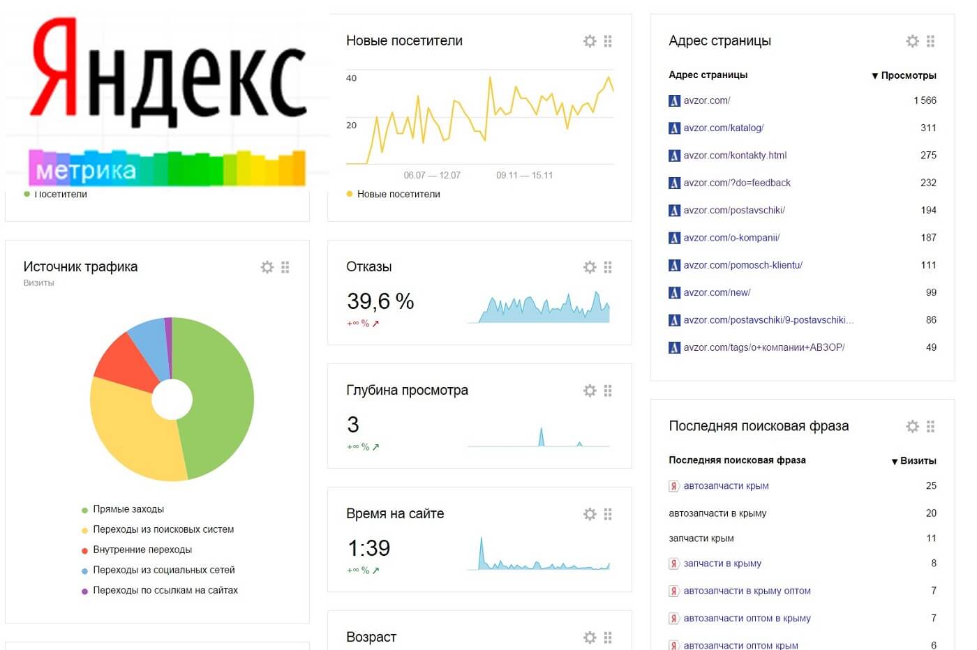 Базовые термины системы Яндекс.Метрика